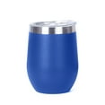 thumbnail image 1 of Muka 12 oz. Wine Tumbler, Double Wall Vacuum Insulated Powder Coated Tumbler-Royal Blue, 1 of 7