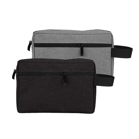 Muka 2 PACK Travel Toiletry Bags, Organizer Dopp Kit for Bottle, Glasses, Perfume-COMBO1