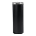 thumbnail image 1 of Muka 20 oz. Stainless Steel Skinny Tumbler, Powder Coated Straight Tumbler-Black, 1 of 8