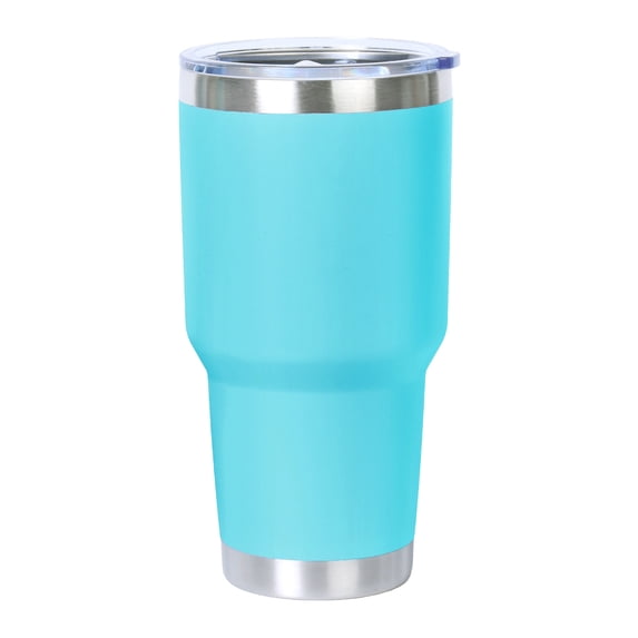 Muka 30 oz. Stainless Steel Tumbler, Durable Powder Coated Insulated Travel Cup-MINT
