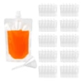 thumbnail image 1 of Muka 50 Pcs 8.5 OZ Reusable Spouted Drink Bags, Spout Drink Pouches w/funnel, 0.34" Spout, 1 of 7