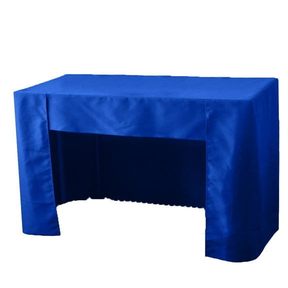 Muka 6 FT Trade Show Table cover, Rectangle Open Back Fitted Tablecloth For Conference, Parties, Banquet