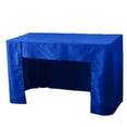 thumbnail image 1 of Muka 8 FT Trade Show Table cover, Rectangle Open Back Fitted Tablecloth For Conference, Parties, Banquet, 1 of 5