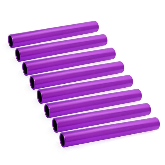 Muka 8 Packs Aluminum Track and Field Relay Batons Sticks Assorted Color Relay Running Race Outdoor Field Tools-Purple