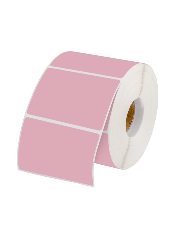 800 PCS 1.5" x 2.25" Light Pink Thermal Labels Color Thermal Label for Barcodes, Address, Consignment, Compatible with Thermal Label Printer