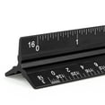 thumbnail image 1 of Muka Architectural Scale Ruler, Imperial Measurements 12 Inch, 1 of 7