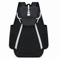 thumbnail image 1 of Muka Basketball Backpack, Large Capacity Sports Training Backpack Equipment Bag for Team Club & Bulk Supply-Black, 1 of 9