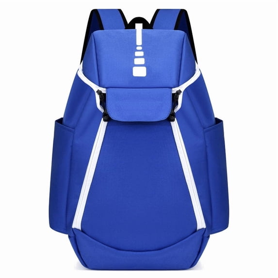 Muka Basketball Backpack, Large Capacity Sports Training Backpack Equipment Bag for Team Club & Bulk Supply-Blue