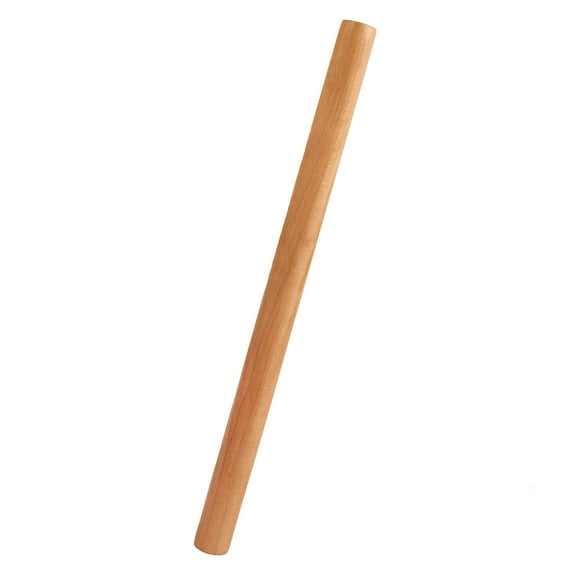Muka French Rolling Pin for Dough, 19.5 Inches Natural Beech Wood Roller for Fondant, Pizza, Pie, Cookie and Pastry