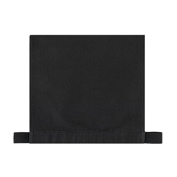 Muka Half-Cover Chair Slipcover Banquet Chair Back Cover-Black