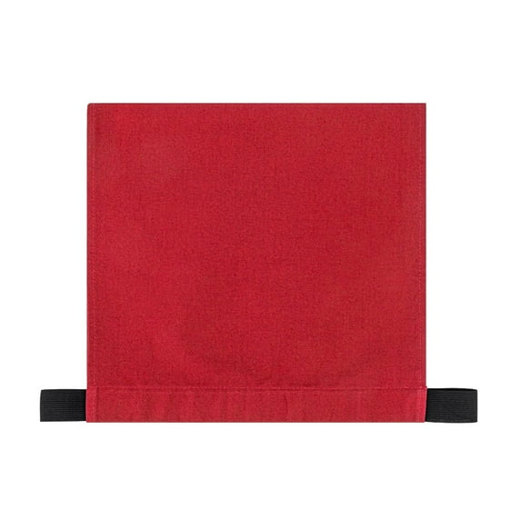 Muka Half-Cover Chair Slipcover Banquet Chair Back Cover-Red