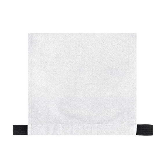 Muka Half-Cover Chair Slipcover Banquet Chair Back Cover-White