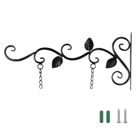 Muka Hanging Sign Bracket, Metal Decorative Wall Mounted Hook Hanger