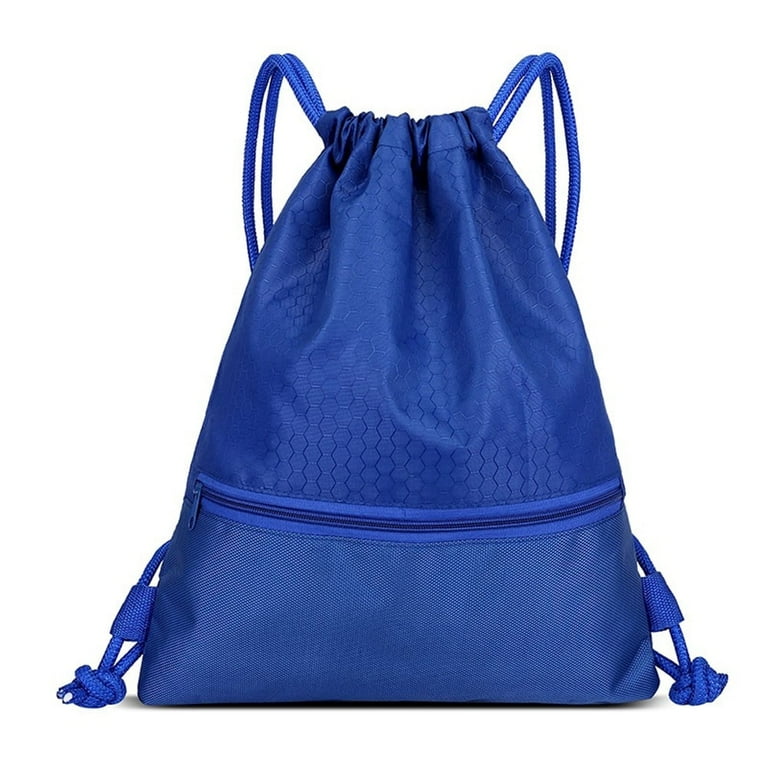 MUCENT☆大人気♪Freebie String Backpack Unisex Muka Nylon Waterproof Drawstring Backpack Gym Sack Cinch
