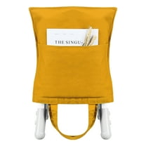 Muka Portable Chair Pocket for Classroom, Multi Function Chair Back Covers-Yellow