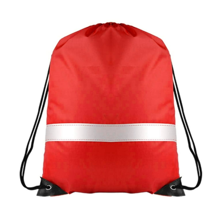 Muka Reflective Drawstring BackPack Gym Sports String Sack  display picture 2