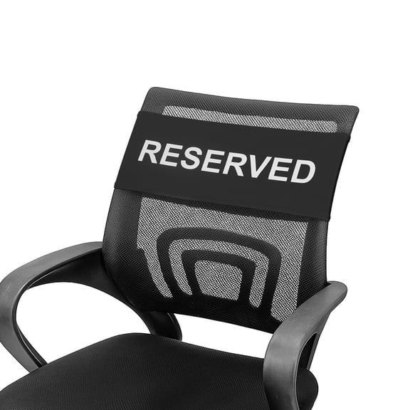 Muka Reserved Chair Bands, 5 X 13 inch Reserved Chair Covers, Chair Signs for Church