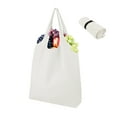 thumbnail image 1 of Muka Roll-Up Tote Bag with Inner Pockets and Elastic Band, Natural Cotton Canvas Grocery Bag, 1 of 7