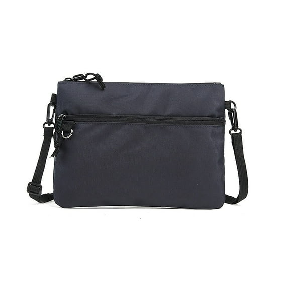 Muka Small Crossbody Bag, Mini Messenger Bag for Men, Waterproof Neck Pouch-Dark Blue