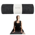 thumbnail image 1 of Muka Yoga Mat Towel for Hot Yoga Non-Slip, Pilates Mat Cover Black Absorbent Soft Gym Sweat Towel 72x24 Inch, 1 of 6