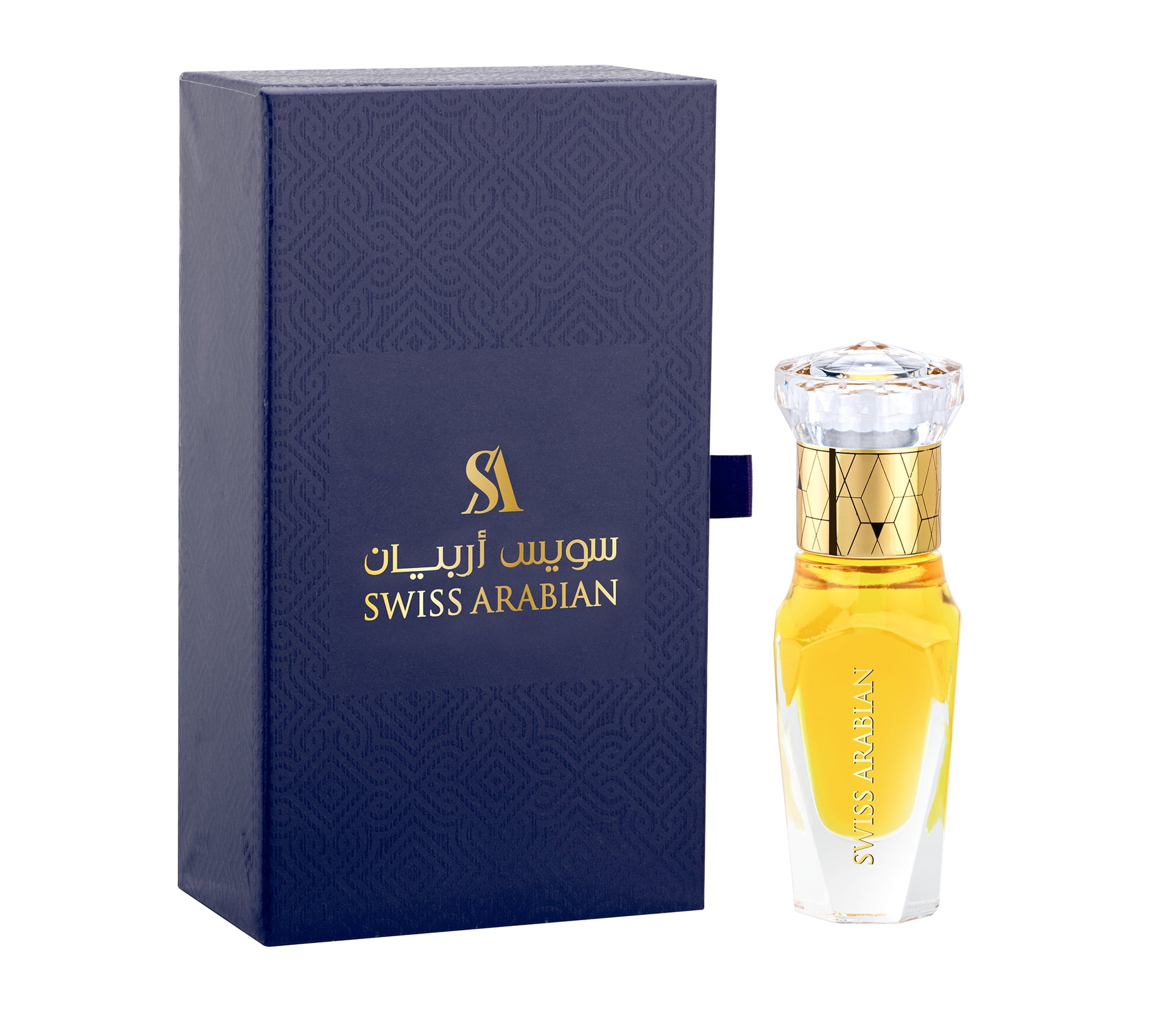 Swiss Arabian Mukhalat Dhahabi, Arab Perfume Oil for Women and Men, 0.4 oz