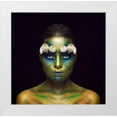 thumbnail image 1 of Mukherjee, Debarghya 20x20 White Modern Wood Framed Museum Art Print Titled - Dark Girl, 1 of 4