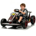 thumbnail image 1 of Mukidy 24V Go Kart Ride on Toys Electric Go Kart for Boys Girls Age 6-12 Years Old, Gray, 1 of 11