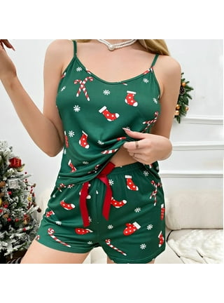Christmas pjs shorts and top sale