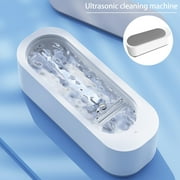Mul Ultrasonic Cleaner Portable Ultrasonic Jewelry Cleaner 10oz Professional Ultrasonic Cleaning Machine for Glasses Jewelry Rings Necklaces Coin Watches Dentures