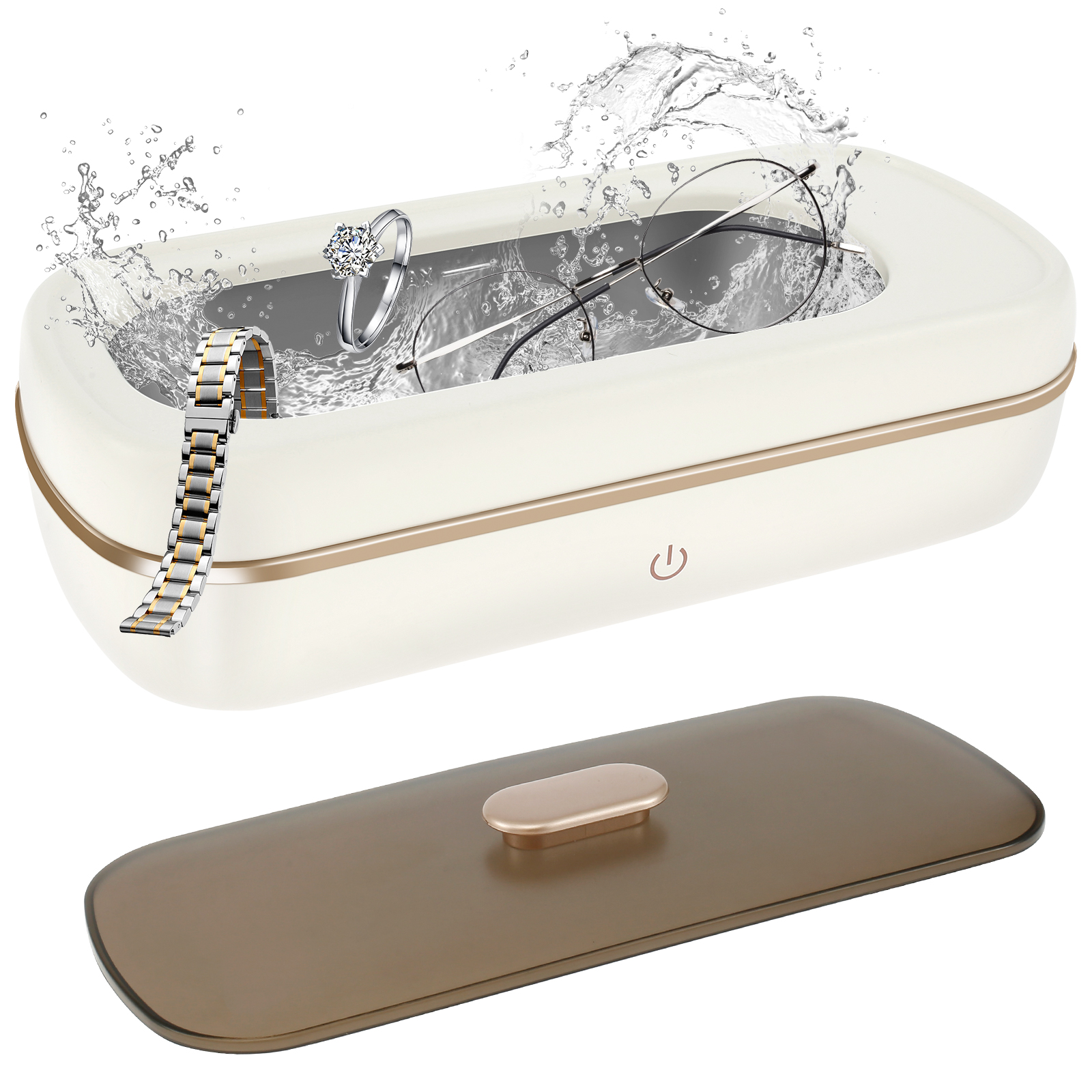 Jewelry Cleaner Ultrasonic Cleaner Machine 48Khz Silver Cleaner