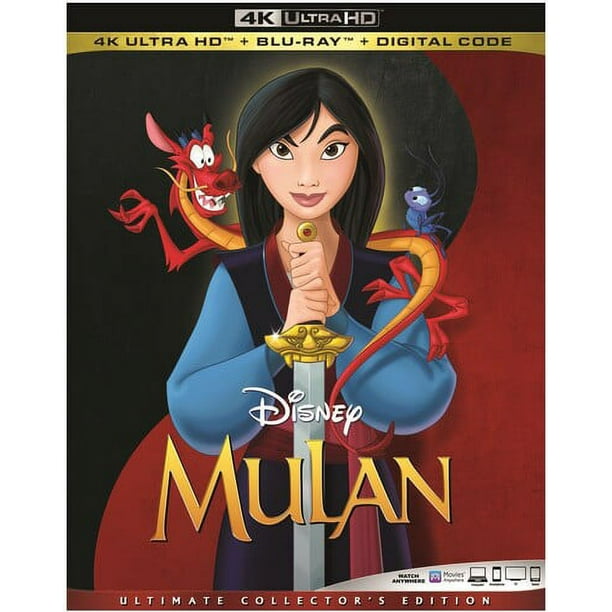 Mulan 4K Ultra HD Blu ray Digital Copy Disney Kids Family