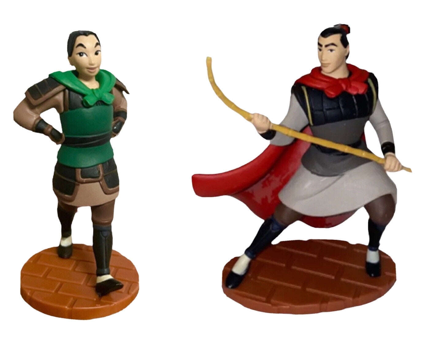 Mulan As Warrior Soldier 4” Li Shang PVC Cake Topper Figure