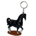 thumbnail image 1 of Mulan Khan Black Horse 5” PVC Key Ring Keychain Ornament Figure Figurine Charm, 1 of 1
