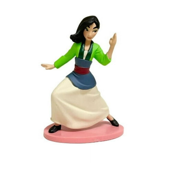 Mulan Playful In Action PVC Cake Topper Figure Figurine Rare Collect New 3” Gift