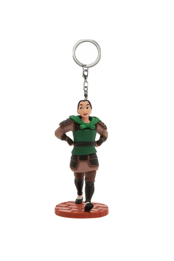 Mulan Warrior Soldier PVC Key Ring Keychain Figure Figurine Charm Dangler