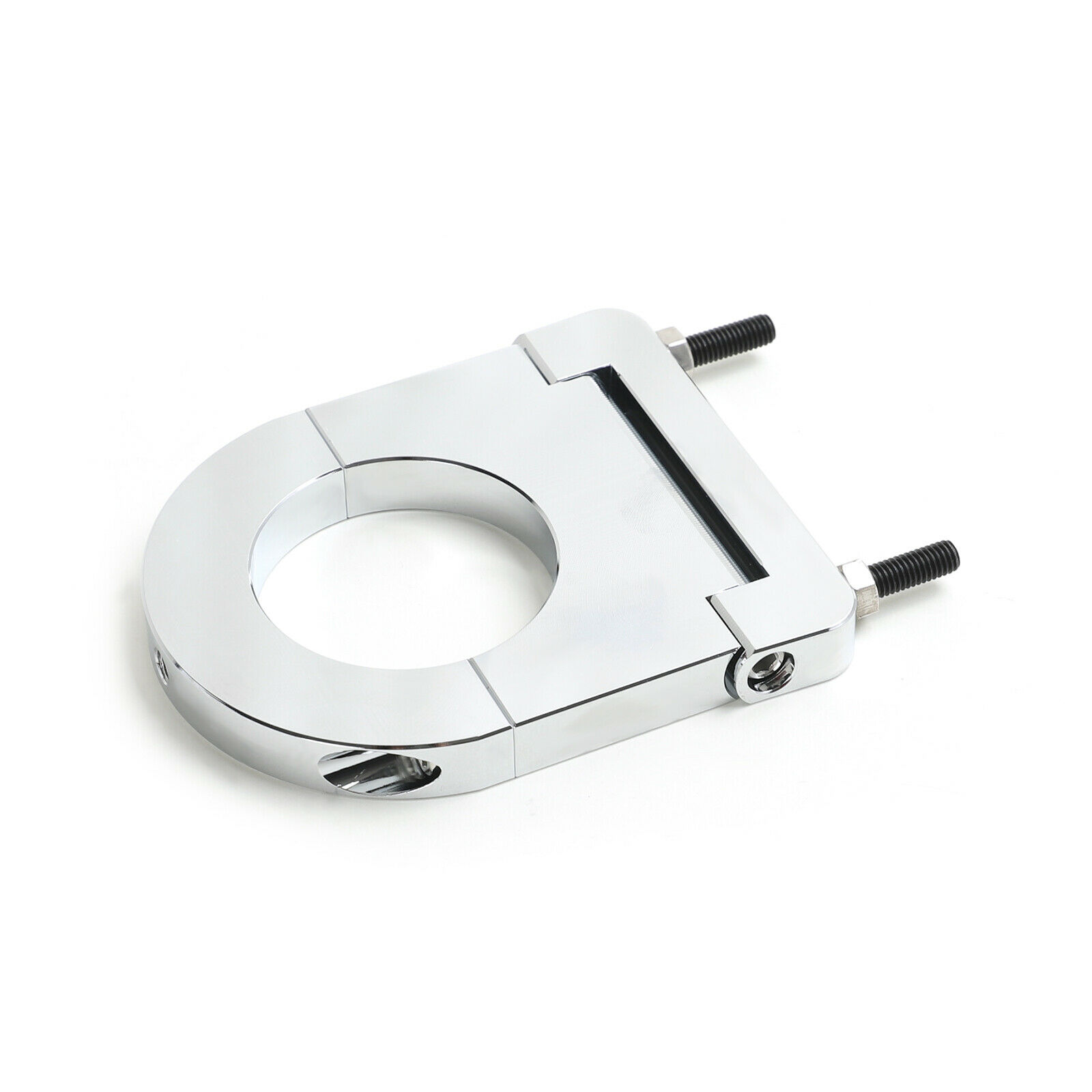 Mulanimo 2.5" Directional Pipe Clamp Chrome Universal Aluminum Street