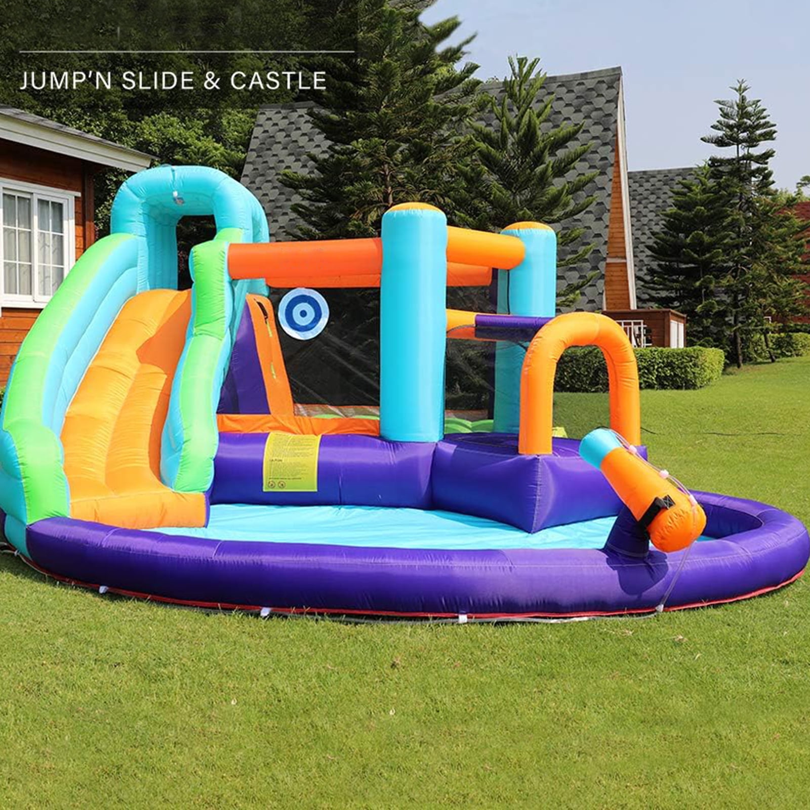 Mulanimo Inflatable Bounce House with Air Blower, Jumping Bounce Castle