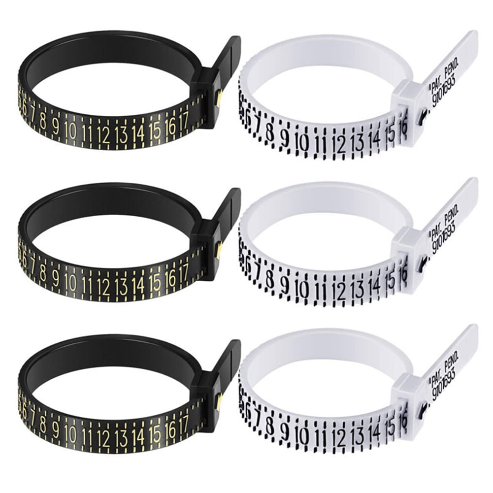 1pc Plastic Ring Ruler, US Size Finger Standard Soft Ruler Ring Measurement  Ring Tape, Ring Size Measurement Tool