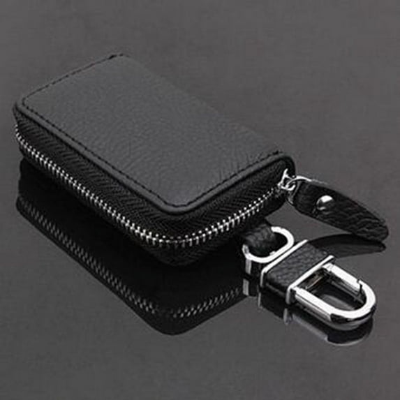 Mulanimo Pu Leather Car Key Wallets Men Key Holder Housekeeper Keys Organizer Zipper Key Case