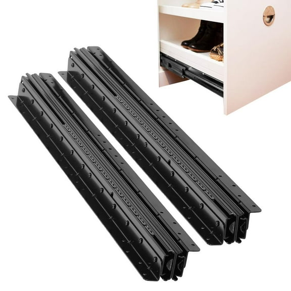 Mulaxen Bottom Mount Drawer Slides Heavy Duty Undermount Drawer Tracks Full Extension Drawer Glides Smooth Ball Bearing Glides for Staircase Cupboard Shoe Cabinet Wardrobe beneficial