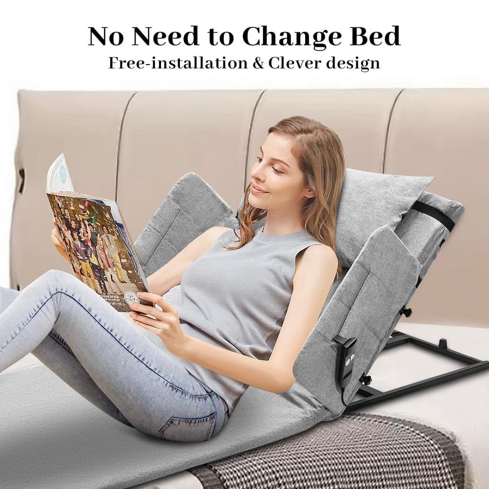 Mulaxen Electric Lifting Backrest Pillow with Electric Pump System ...