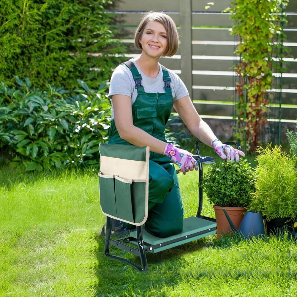 Mulaxen Garden Seat Garden Kneeler and Seat, Foldable Garden Stool ...