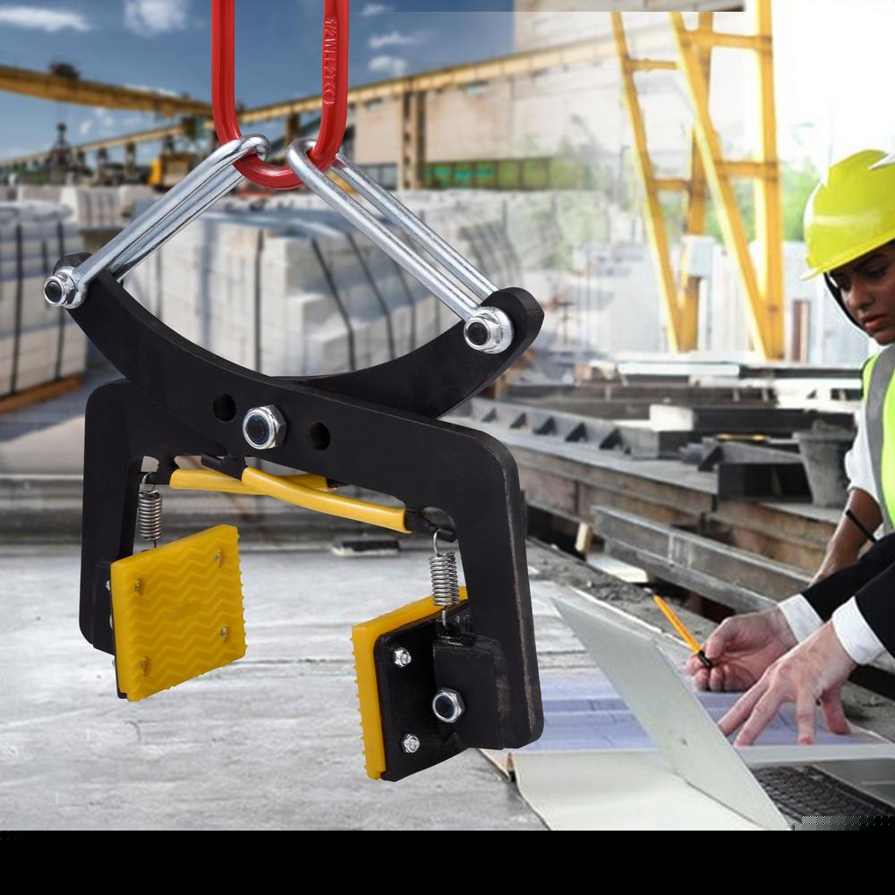 thumbnail image 1 of Mulaxen Granite Lifting Clamp 6", Capacity 716lbs Stone Lifting Clamps 60mm-180mm, Vertical Stone Clamps, Heavy Duty Stone Carrying Clamps ,Granite Clamp to Carry Marble Glass, 1 of 7