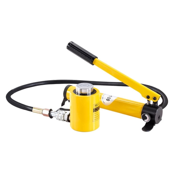 Mulaxen Hydraulic Cylinder Jack Hand Pump 20 Ton Hydraulic Cylinder Jack with 180 Hand Pump Paint Coated Hydraulic Cylinder Jacks for Large and Medium-Sized Machinery Installation and natural