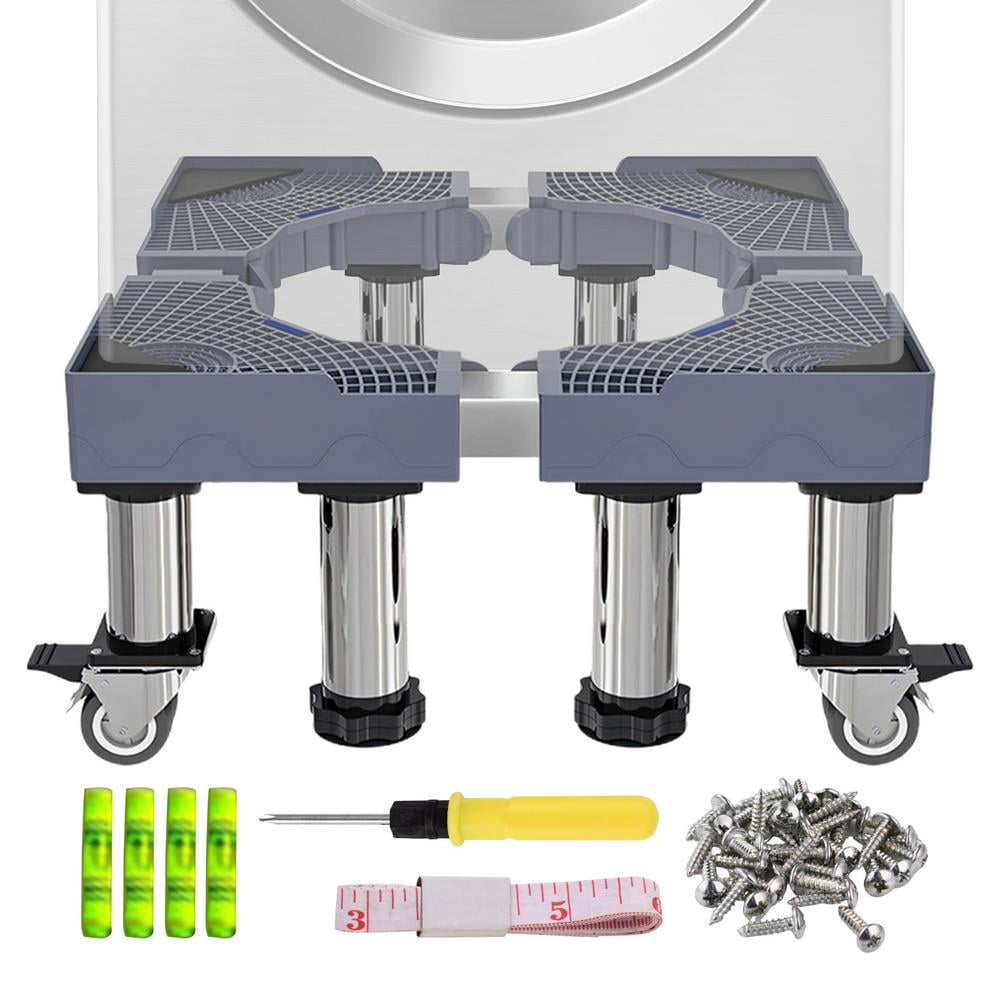 Mulaxen Mini Fridge Stand ,Universal Mobile Base Fridge Stand With 8 ...