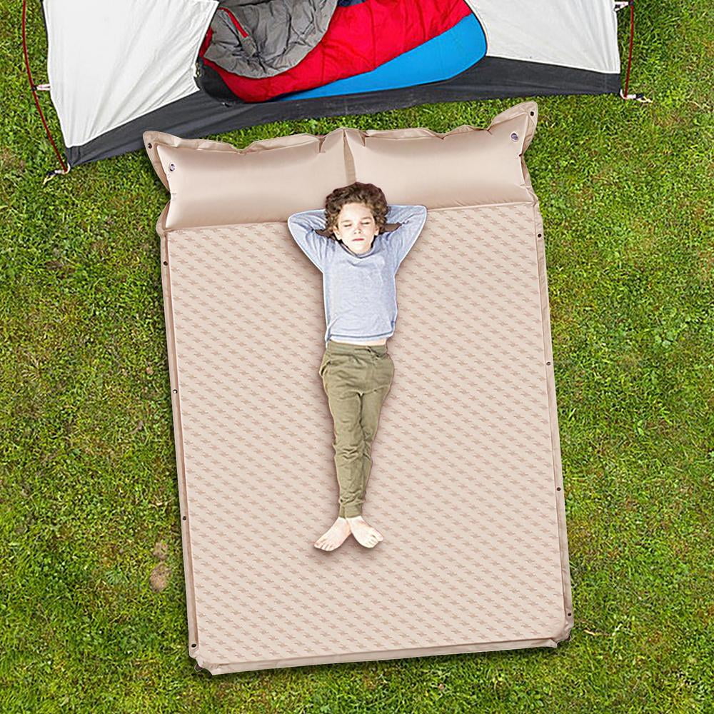 Mulaxen Sleeping Pad , Fabric Sleep Mat Extra Long ,Camping Sleeping Mat Inflatable Full , Self-Inflating Sleeping Pads ,Sleeping Pads And Mats ,