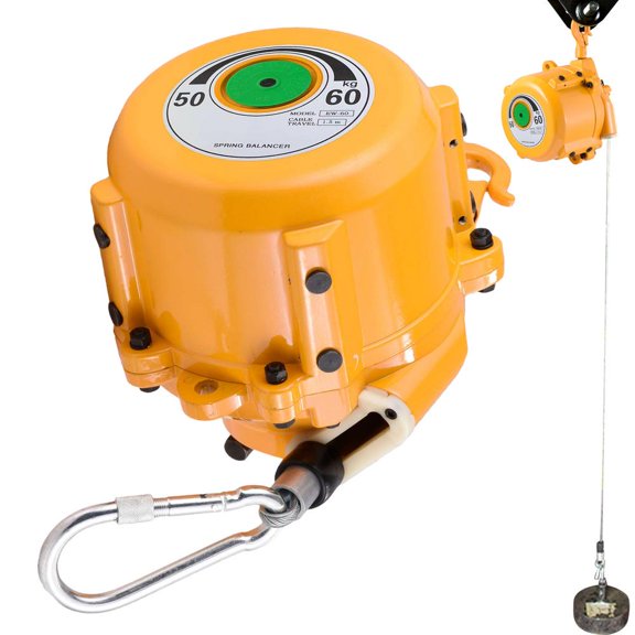Mulaxen Tool Balancers and Retractors 50-60 Kg Heavy Duty Tool Balancer with Spring Rustproof Ergonomic Spring Tool with Hook Efficient Suspending Holding Equipment for Parts Welding superbly
