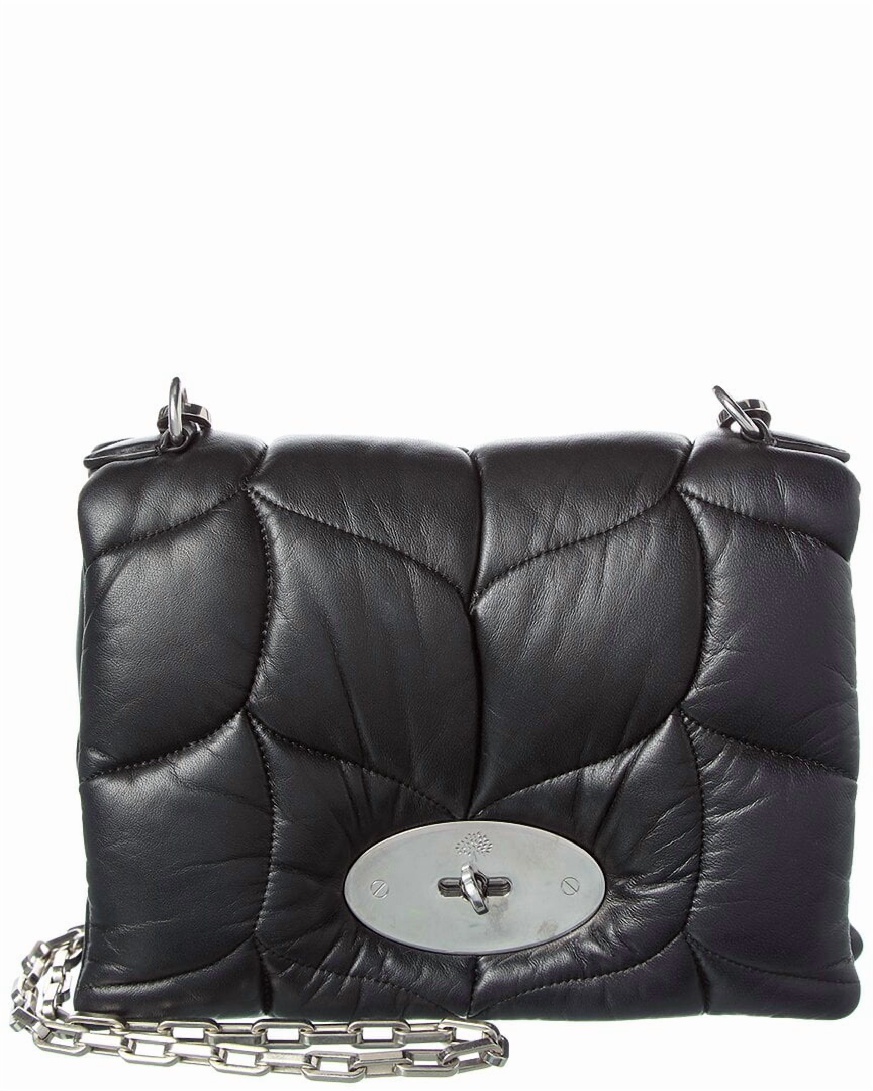 Mulberry Little Softie Leather Shoulder Bag, Black - Walmart.com