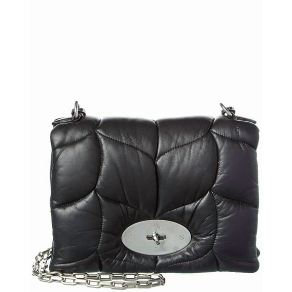 Mulberry Little Softie Leather Shoulder Bag, Black