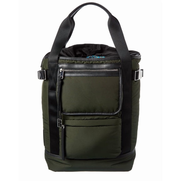 Mulberry Nylon & Leather Tote, Green